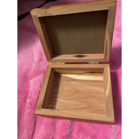 Wooden Box  Bear Family Nature Scene Keepsake Gift Quote Love Notes Bronson MO - Picture 6 of 14